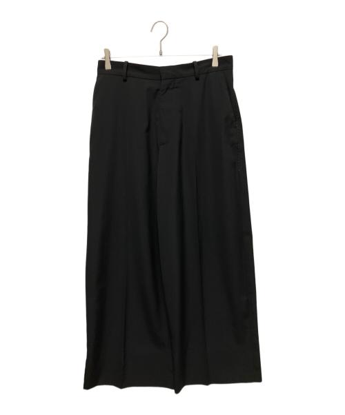 Acne studios（アクネ ストゥディオズ）Acne studios (アクネ ストゥディオズ) センタープレスパンツ/ウールトラウザーズ スラックス ブラック サイズ:46の古着・服飾アイテム