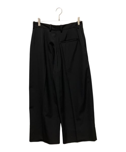 Acne studios（アクネ ストゥディオズ）Acne studios (アクネ ストゥディオズ) センタープレスパンツ/ウールトラウザーズ スラックス ブラック サイズ:46の古着・服飾アイテム