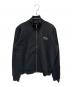 DIESEL（ディーゼル）の古着「S-GINN-ZIP-IOD/Dロゴ ジップスウェット」｜ブラック