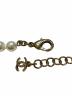 中古・古着 CHANEL (シャネル) Chanel Pearl CC Logo Necklace パールココマークネックレス 22SS  ゴールド：130000円