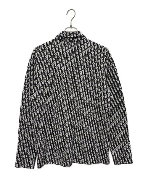 Dior（ディオール）Dior (ディオール) 20SS オブリーク スウェットシャツ 023M550AT099 ネイビー サイズ:Lの古着・服飾アイテム