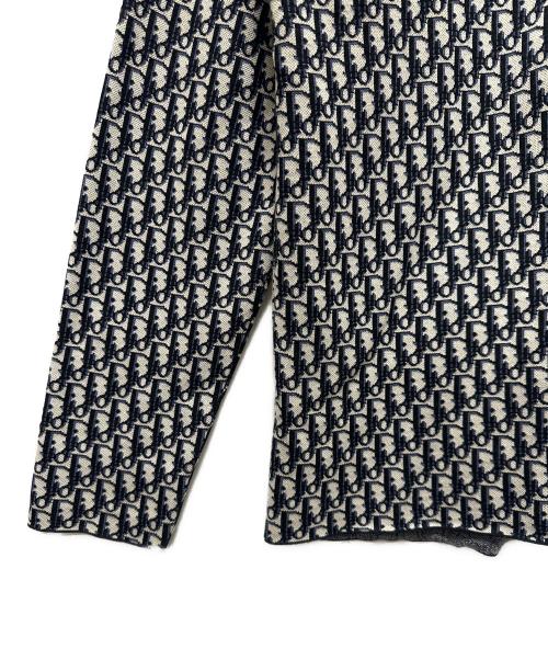 Dior（ディオール）Dior (ディオール) 20SS オブリーク スウェットシャツ 023M550AT099 ネイビー サイズ:Lの古着・服飾アイテム
