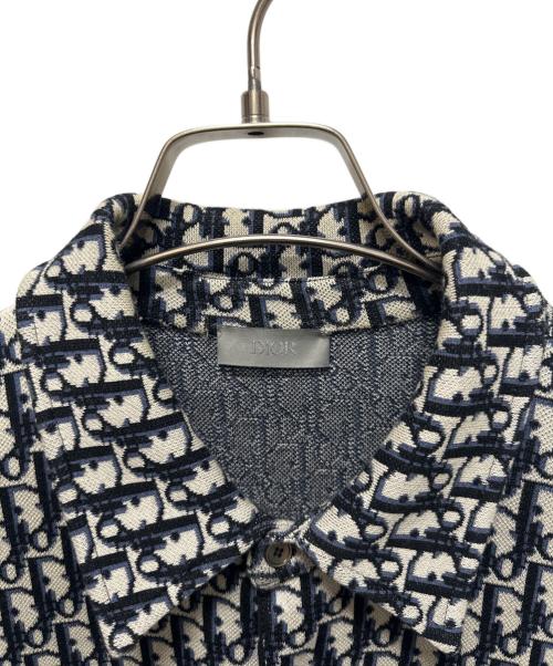 Dior（ディオール）Dior (ディオール) 20SS オブリーク スウェットシャツ 023M550AT099 ネイビー サイズ:Lの古着・服飾アイテム