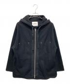 JIL SANDERジルサンダー）の古着「Patchworked Zip Up Jacket」｜ブラック