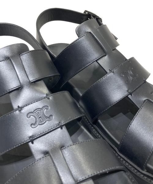 CELINE（セリーヌ）CELINE (セリーヌ) 26SS ティッピサンダル ブラック サイズ:42の古着・服飾アイテム