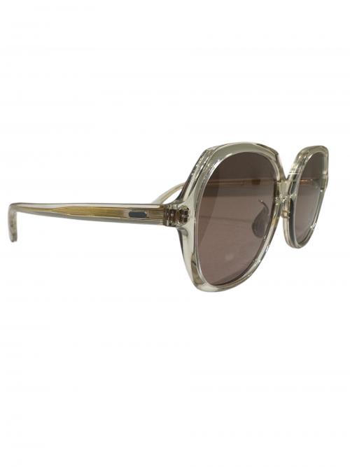 YUICHI TOYAMA（ユウイチトヤマ）YUICHI TOYAMA (ユウイチトヤマ) サングラス クリア×ゴールド サイズ:54☐19 145の古着・服飾アイテム