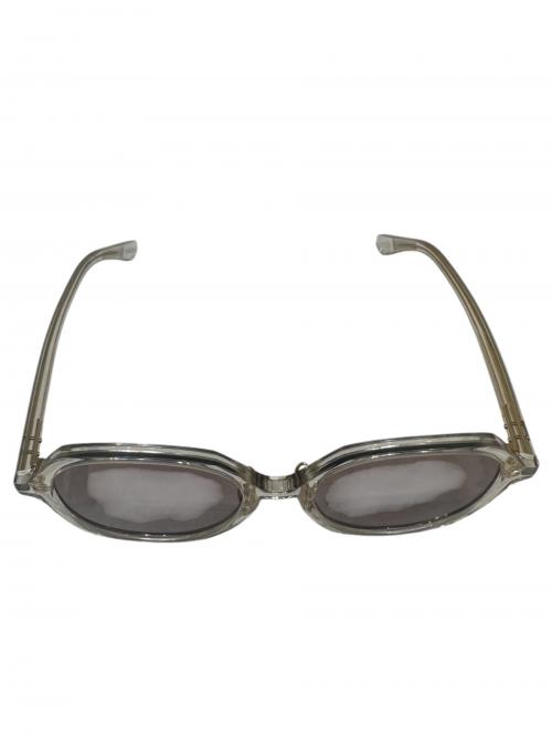 YUICHI TOYAMA（ユウイチトヤマ）YUICHI TOYAMA (ユウイチトヤマ) サングラス クリア×ゴールド サイズ:54☐19 145の古着・服飾アイテム