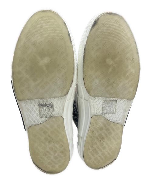 Christian Dior（クリスチャン ディオール）Christian Dior (クリスチャン ディオール) stussy (ステューシー) B23ハイカットスニーカー ホワイト サイズ:42の古着・服飾アイテム