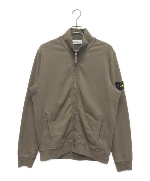 STONE ISLAND（ストーンアイランド）STONE ISLAND (ストーンアイランド) ジップアップスウェット カーキ サイズ:Lの古着・服飾アイテム