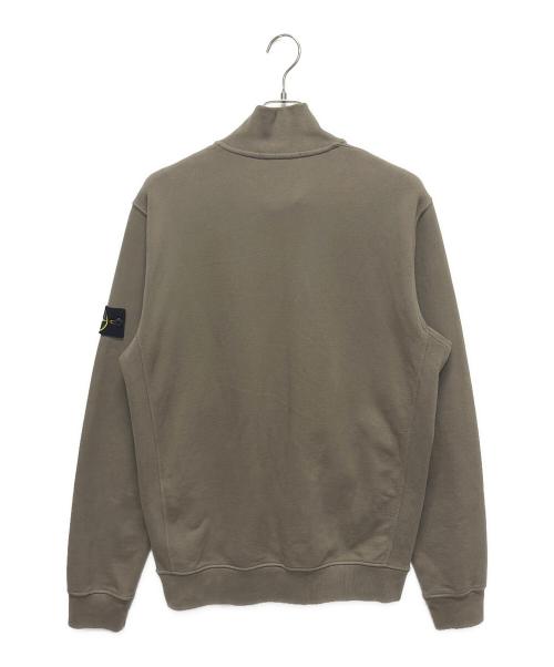 STONE ISLAND（ストーンアイランド）STONE ISLAND (ストーンアイランド) ジップアップスウェット カーキ サイズ:Lの古着・服飾アイテム