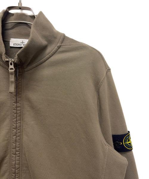 STONE ISLAND（ストーンアイランド）STONE ISLAND (ストーンアイランド) ジップアップスウェット カーキ サイズ:Lの古着・服飾アイテム