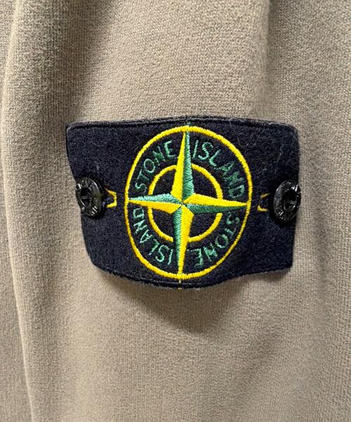 STONE ISLAND（ストーンアイランド）STONE ISLAND (ストーンアイランド) ジップアップスウェット カーキ サイズ:Lの古着・服飾アイテム