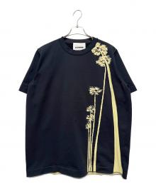 JIL SANDER（ジルサンダー）の古着「リゾートモチーフカットソー」｜ブラック