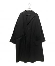 Y's（ワイズ）の古着「コットンシャツコート」｜ブラック