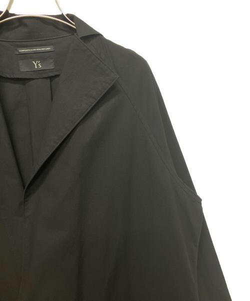 Y's（ワイズ）Y's (ワイズ) コットンシャツコート ブラック サイズ:1の古着・服飾アイテム