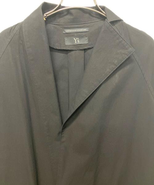 Y's（ワイズ）Y's (ワイズ) コットンシャツコート ブラック サイズ:1の古着・服飾アイテム