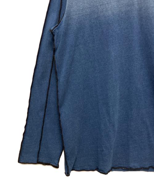 DIESEL（ディーゼル）DIESEL (ディーゼル) ウォッシュド加工Tシャツ インディゴ サイズ:Mの古着・服飾アイテム