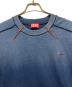 中古・古着 DIESEL (ディーゼル) ウォッシュド加工Tシャツ インディゴ サイズ:M：16000円
