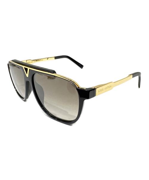 LOUIS VUITTON（ルイ ヴィトン）LOUIS VUITTON (ルイ ヴィトン) サングラスマスコット Z0936E 2020年製 ブラック×ゴールド サイズ:59□13の古着・服飾アイテム