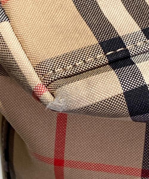 BURBERRY（バーバリー）BURBERRY (バーバリー) ノヴァチェック 2WAYバッグ ベージュの古着・服飾アイテム