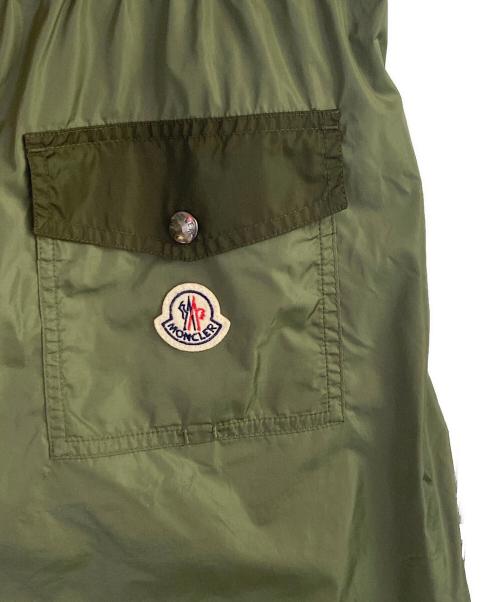 MONCLER（モンクレール）MONCLER (モンクレール) Boxer Mare/ナイロンパンツ カーキ サイズ:Lの古着・服飾アイテム