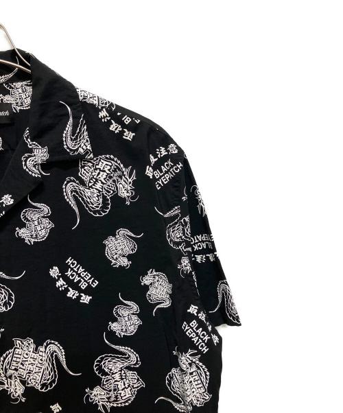 BlackEyePatch（ブラックアイパッチ）BlackEyePatch (ブラックアイパッチ) オープンカラーシャツ ブラック サイズ:Lの古着・服飾アイテム