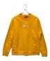 SUPREME（シュプリーム）の古着「18AW Box Logo Crewneck」｜イエロー
