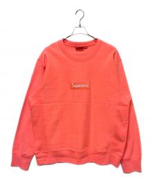 SUPREME（シュプリーム）の古着「18AW Box Logo Crewneck」｜コーラルピンク