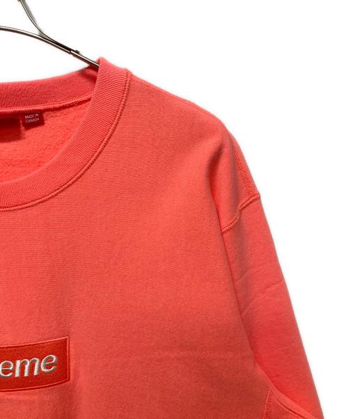 SUPREME（シュプリーム）SUPREME (シュプリーム) 18AW Box Logo Crewneck コーラルピンク サイズ:XLの古着・服飾アイテム