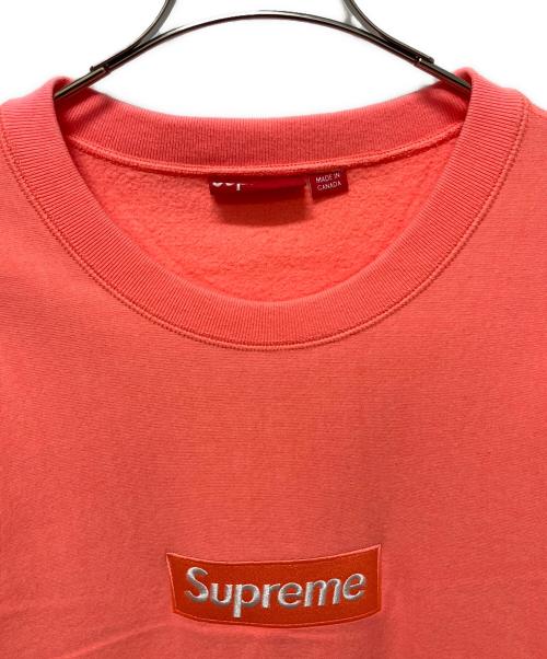 SUPREME（シュプリーム）SUPREME (シュプリーム) 18AW Box Logo Crewneck コーラルピンク サイズ:XLの古着・服飾アイテム
