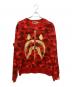 A BATHING APE（アベイシングエイプ）の古着「Colour Camo Shark Crew Sweat」｜レッド