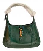 GUCCIグッチ）の古着「ジャッキーハンドバッグ」｜グリーン