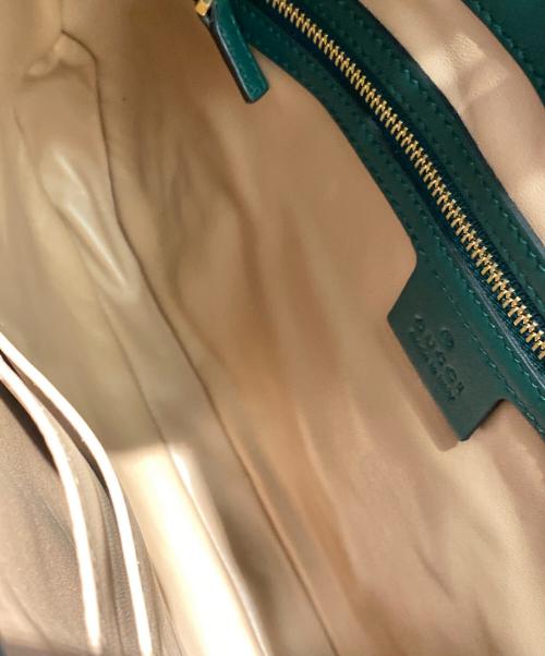 GUCCI（グッチ）GUCCI (グッチ) ジャッキーハンドバッグ グリーンの古着・服飾アイテム