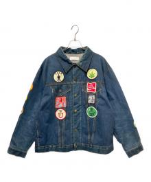 TOLQ（トルク）の古着「Trompe L’oeil Printed Jacket (1950 Type-1 T-Back)」｜インディゴ