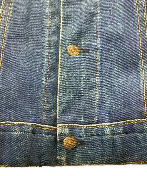 TOLQ（トルク）TOLQ (トルク) Trompe L’oeil Printed Jacket (1950 Type-1 T-Back) インディゴ サイズ:40の古着・服飾アイテム