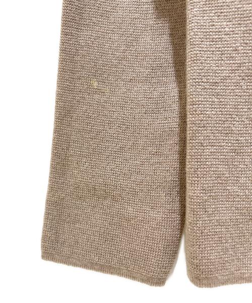 LARDINI（ラルディーニ）LARDINI (ラルディーニ) ニットテーラードジャケット ベージュ サイズ:46の古着・服飾アイテム