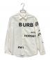 BURBERRY LONDON（バーバリーロンドン）の古着「ホースフェリープリントシャツ」｜ホワイト