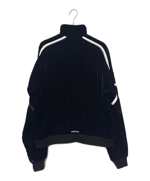 CHROME HEARTS（クロムハーツ）CHROME HEARTS (クロムハーツ) Y NOTベロアジャケット/カシミヤ混ベロアジャケット ネイビー サイズ:XSの古着・服飾アイテム