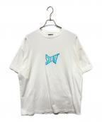 SAINT MICHAELセントマイケル）の古着「RIBON SAINT Tシャツ」｜ホワイト