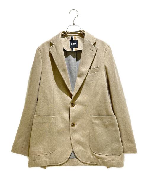 HUGO BOSS（ヒューゴ ボス）HUGO BOSS (ヒューゴ ボス) Slim Fit Blazer with Integrated Hoodie/スリムフィットブレザー インテグレーテッドフーディ付き/50562499 ベージュ サイズ:48の古着・服飾アイテム