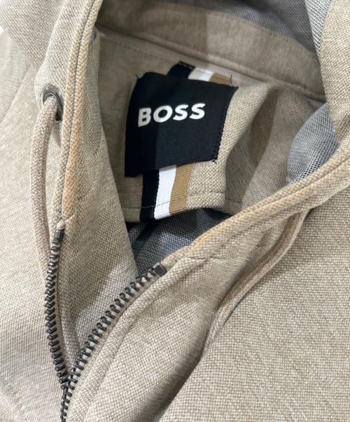 HUGO BOSS（ヒューゴ ボス）HUGO BOSS (ヒューゴ ボス) Slim Fit Blazer with Integrated Hoodie/スリムフィットブレザー インテグレーテッドフーディ付き/50562499 ベージュ サイズ:48の古着・服飾アイテム