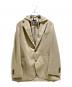 HUGO BOSS（ヒューゴ ボス）の古着「Slim Fit Blazer with Integrated Hoodie/スリムフィットブレザー インテグレーテッドフーディ付き/50562499」｜ベージュ