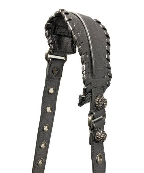 BALENCIAGA（バレンシアガ）BALENCIAGA (バレンシアガ) LE CAGOLE BUCKET XS(ル カゴール バケット) シルバー サイズ:XSの古着・服飾アイテム