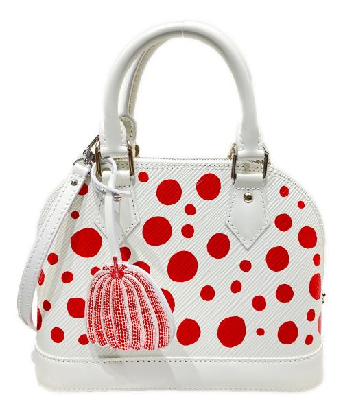 LOUIS VUITTON（ルイ ヴィトン）LOUIS VUITTON (ルイ ヴィトン) アルマBB/×草間彌生/2WAYショルダーバッグ ホワイト×レッド サイズ:BBの古着・服飾アイテム