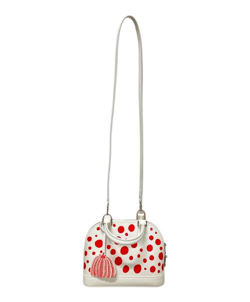 LOUIS VUITTON（ルイ ヴィトン）LOUIS VUITTON (ルイ ヴィトン) アルマBB/×草間彌生/2WAYショルダーバッグ ホワイト×レッド サイズ:BBの古着・服飾アイテム