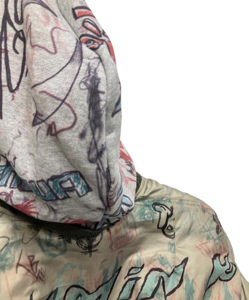 MOWALOLA（モワローラ）MOWALOLA (モワローラ) graffiti bomber jacket グリーン サイズ:Sの古着・服飾アイテム