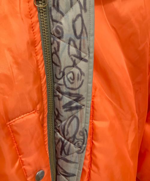 MOWALOLA（モワローラ）MOWALOLA (モワローラ) graffiti bomber jacket グリーン サイズ:Sの古着・服飾アイテム