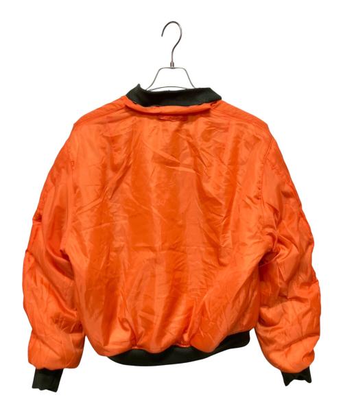 MOWALOLA（モワローラ）MOWALOLA (モワローラ) graffiti bomber jacket グリーン サイズ:Sの古着・服飾アイテム