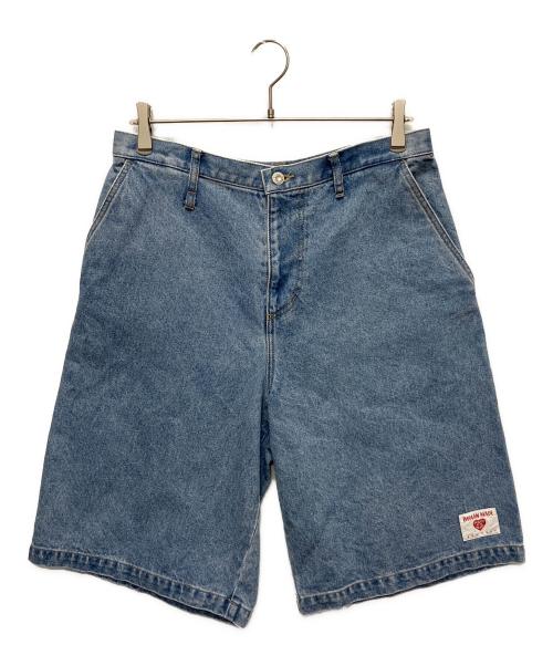 HUMAN MADE（ヒューマンメイド）HUMAN MADE (ヒューマンメイド) DENIM PAINTER SHORTS ブルー サイズ:Mの古着・服飾アイテム