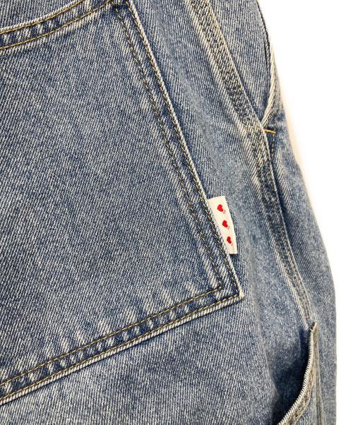 HUMAN MADE（ヒューマンメイド）HUMAN MADE (ヒューマンメイド) DENIM PAINTER SHORTS ブルー サイズ:Mの古着・服飾アイテム